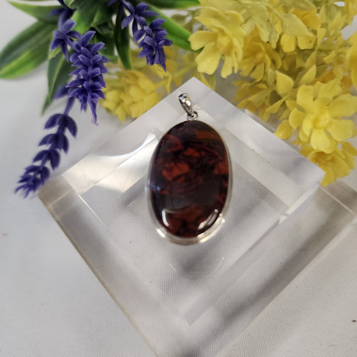 Red Jasper Pendant  -JDS26150