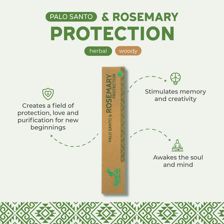 Rosemary with Palo Santo Incense Sticks (10-pack)