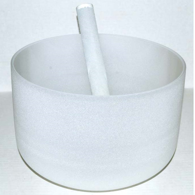 Crystal Singing Bowl 10" (off white)