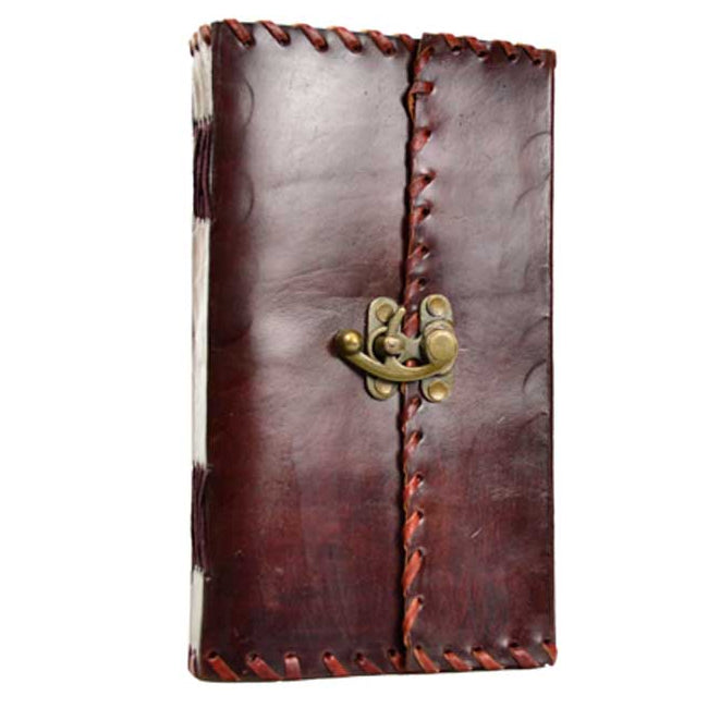 1842 Poetry leather journal 5 1/2"x9"