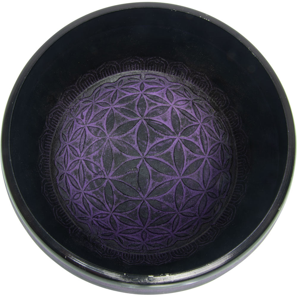 Singing Bowl 9.5" - Flower of Life