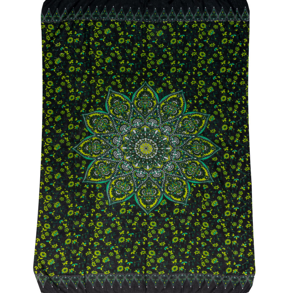 Daisies Mandala - Rayon Sarong 45"x62" (M)