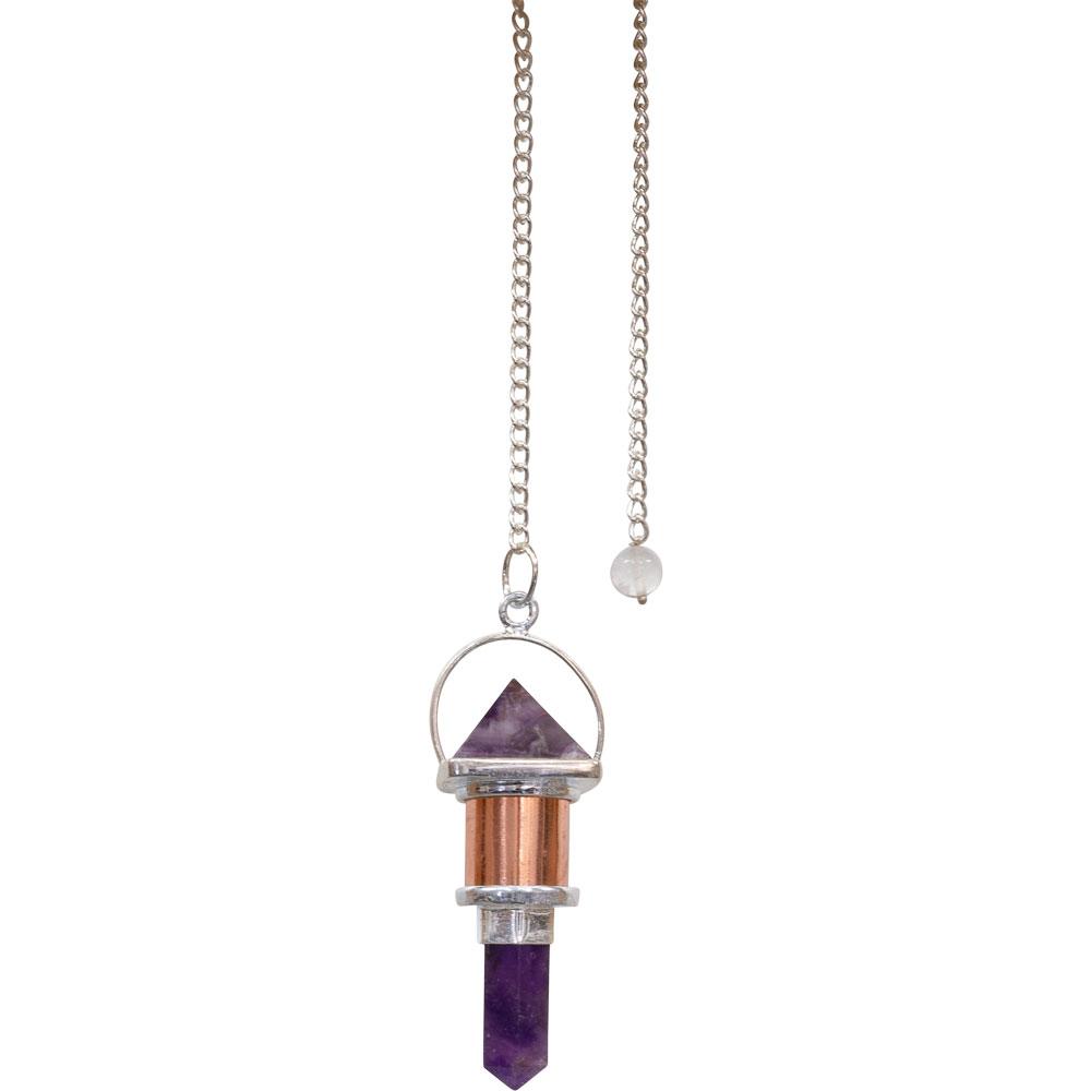Amethyst Pyramid Pendulum (P5) – Cosmic Connections