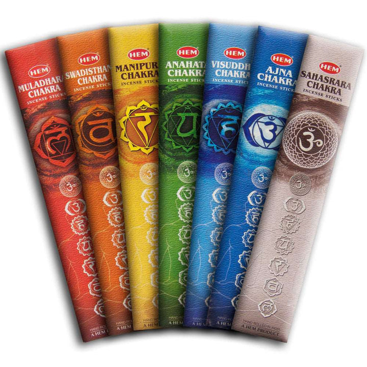 7 Chakra HEM Stick Incense