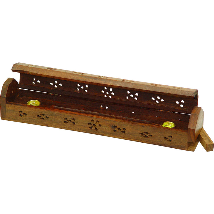 Wood Incense Storage Box