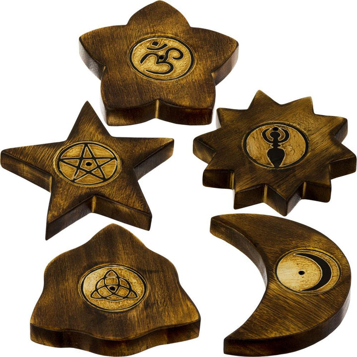 Wood Incense Holders