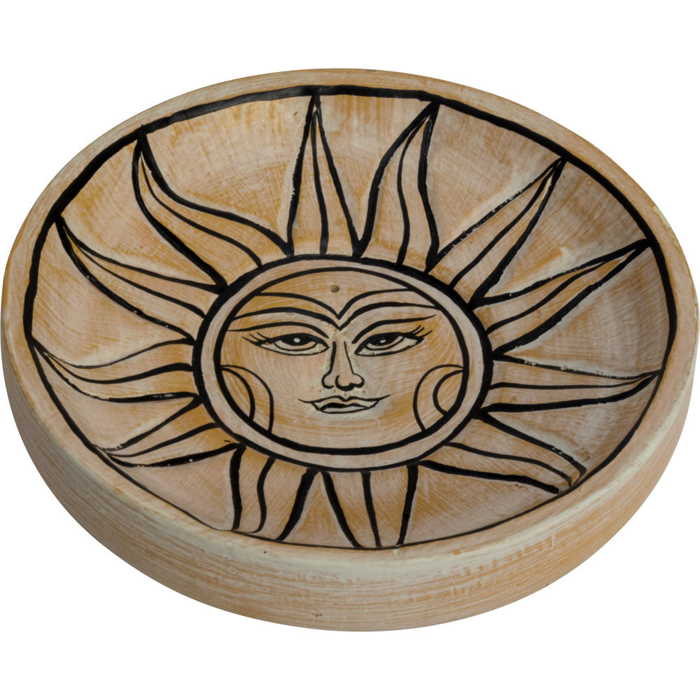 Celestial Sun Wood Incense Holder