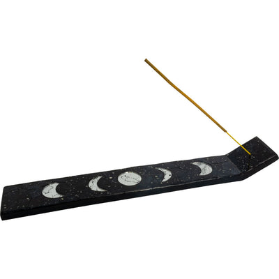Moon Phases Glass Mosaic Incense Holder (Large)