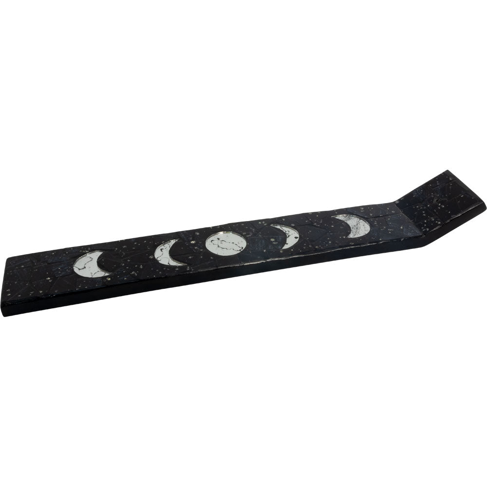 Moon Phases Glass Mosaic Incense Holder (Large)