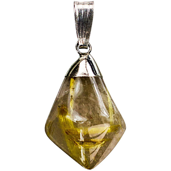 Diamond Shape Stone Pendant