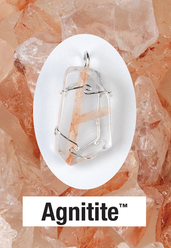 Agnitite Wire Wrapped Pendant