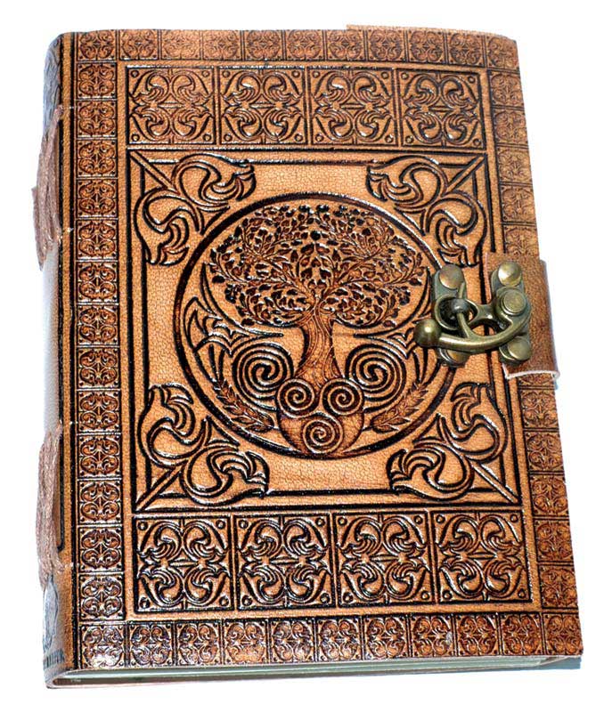 Tree of Life Journal with latch (Tan)