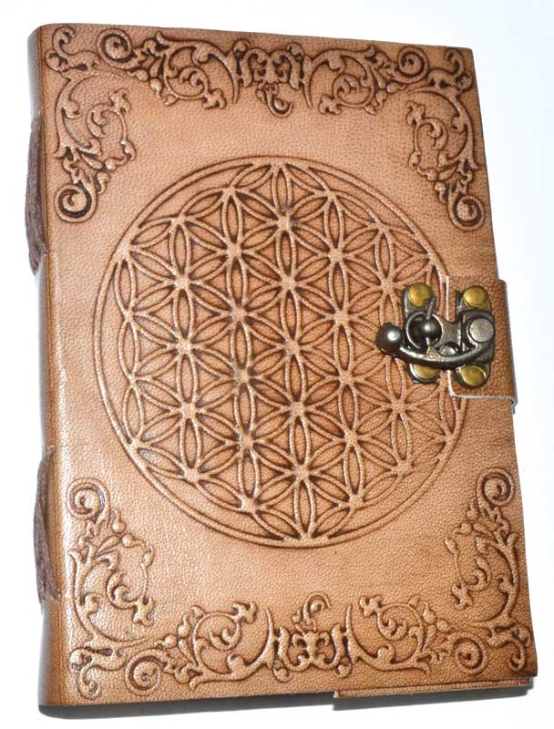 Flower of Life Leather with latch