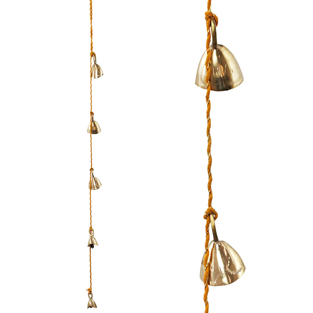 Brass String Bells Gold String