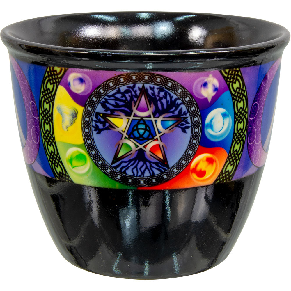CLEARANCE Large Ceramic Smudge Pot