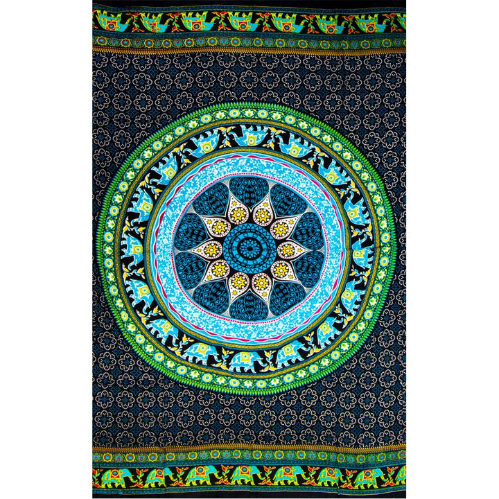 Elephant Mandala - Rayon Sarong 45"x62" (C)