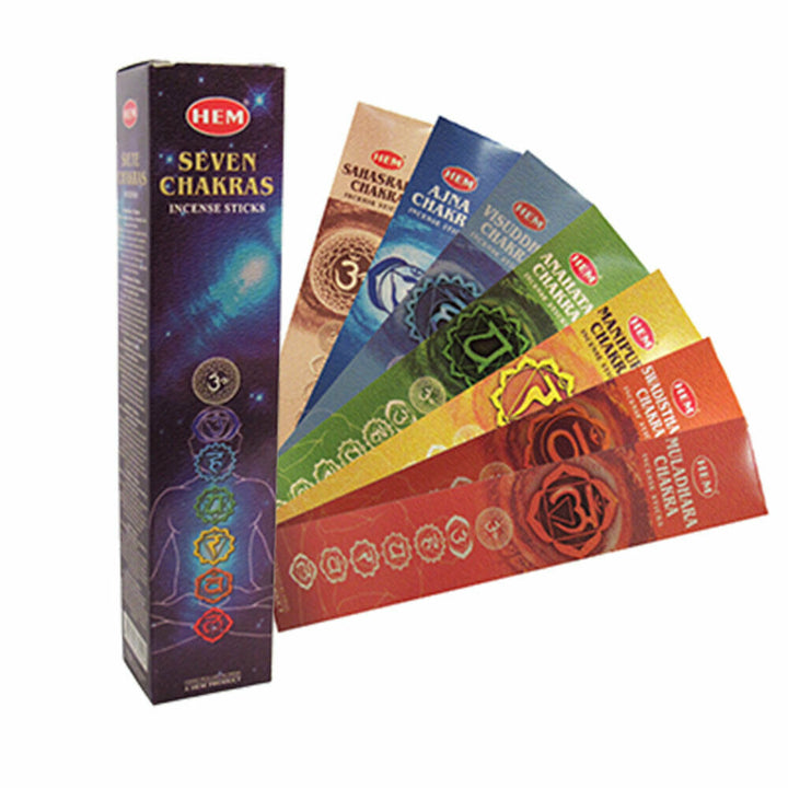 7 Chakra HEM Stick Incense