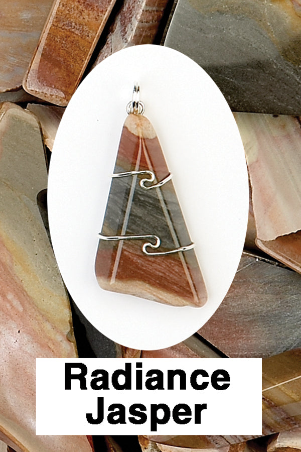 Jasper- Radiance Wrapped Pendant