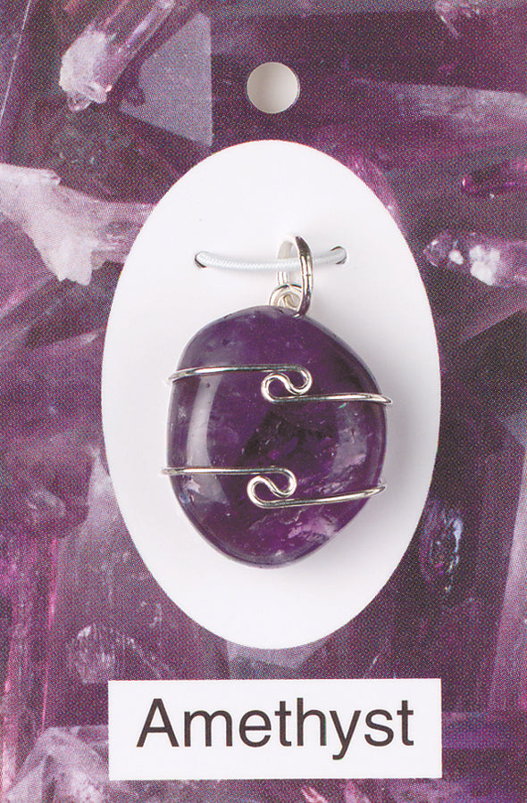 Amethyst Wrapped Pendant