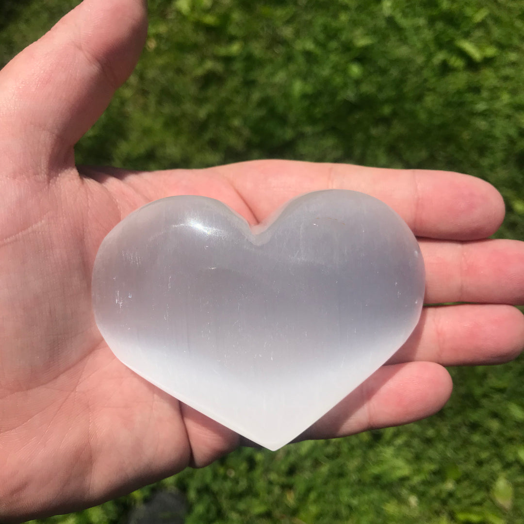 Selenite Heart