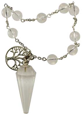 Clearance Quartz pendulum bracelet