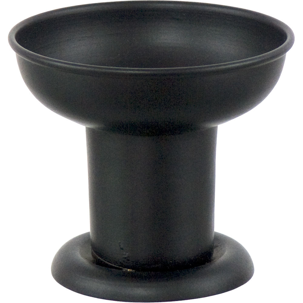Metal Pillar Candle Holder Black