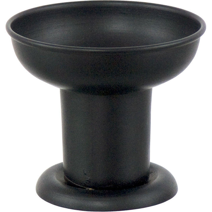 Metal Pillar Candle Holder Black