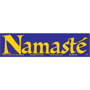 Namaste Bumper Sticker (N-2)