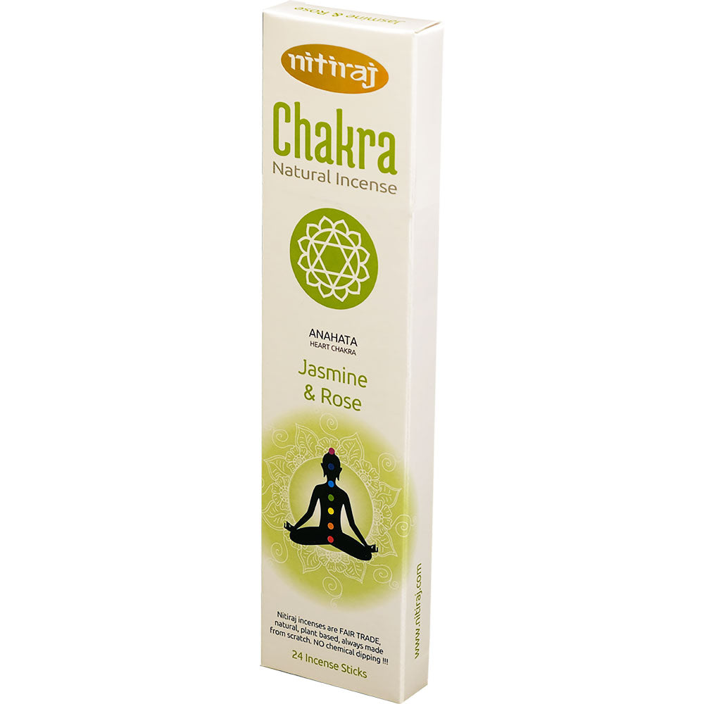 Nitiraj Chakra Stick Incense - 25 grams