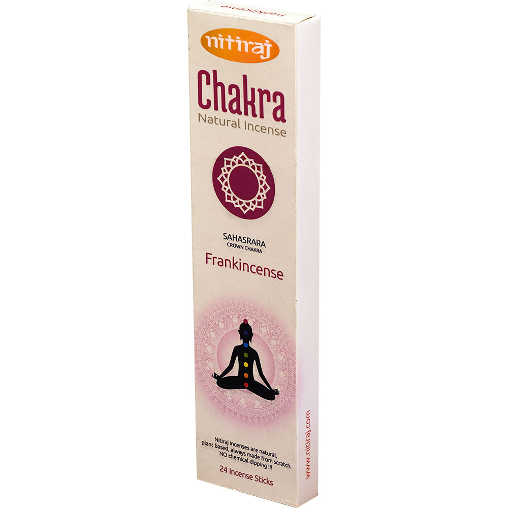 Nitiraj Chakra Stick Incense - 25 grams