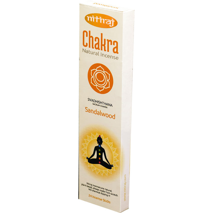 Nitiraj Chakra Stick Incense - 25 grams