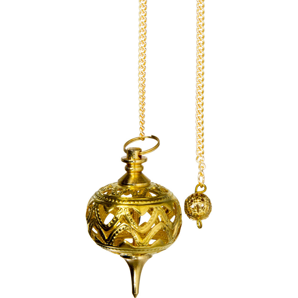 Jali Brass Metal Pendulum P42