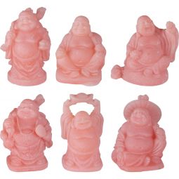 Buddha 1-inch Pink (6-pack)