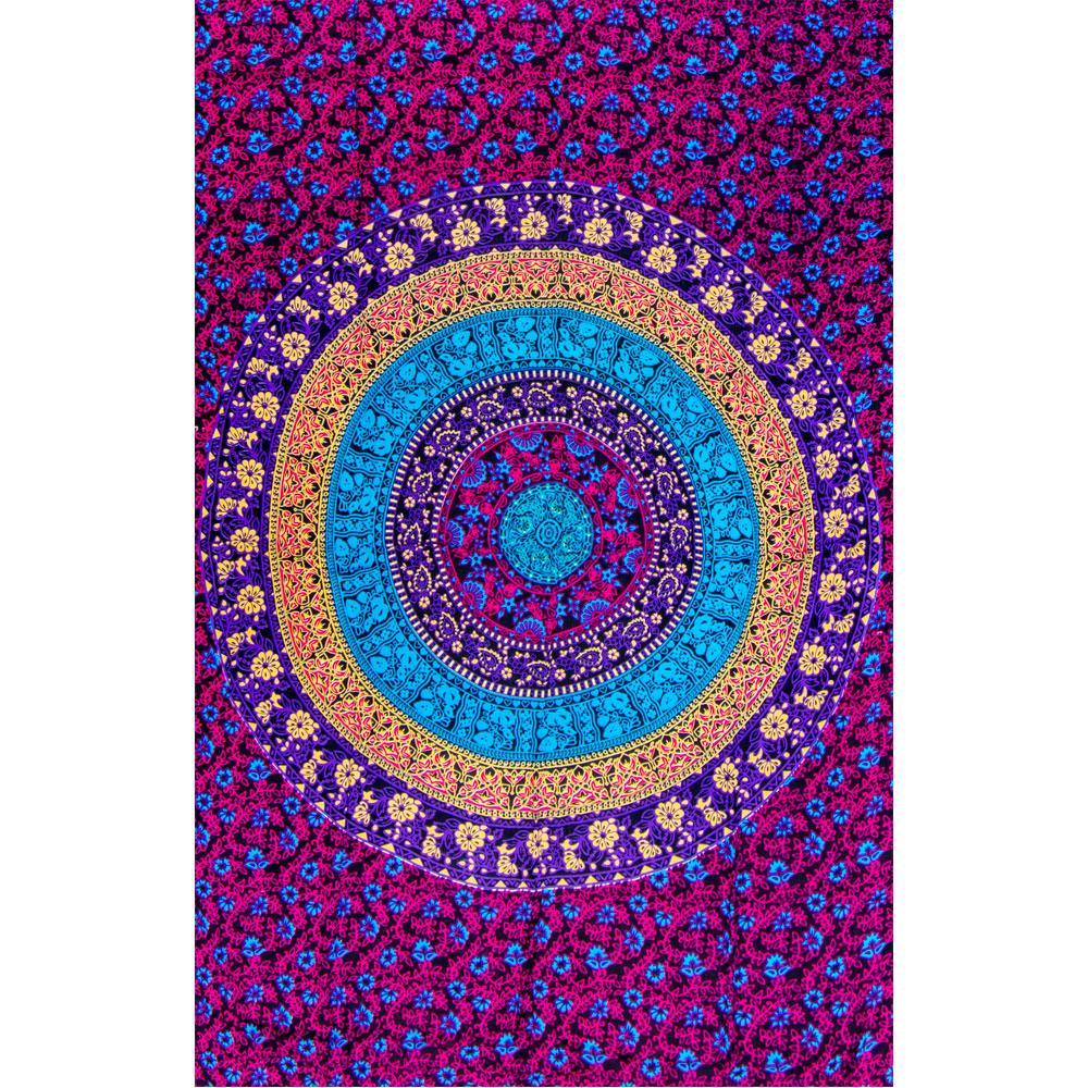Purple Mandala - Rayon Sarong 45"x62" (G)