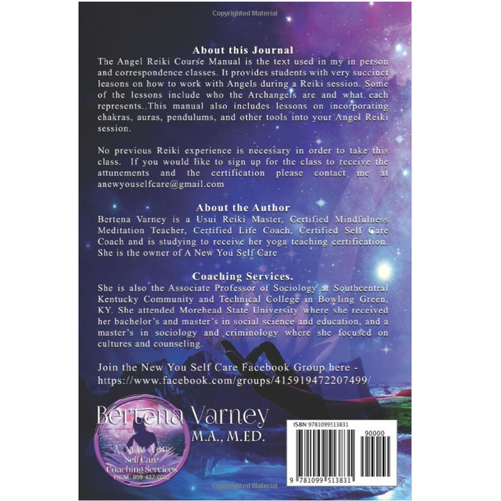 Angel Reiki Course Manual by Bertena Varney M.A., M.ED.