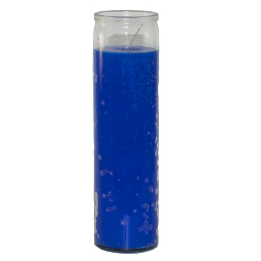Blue 7 Day Jar Candle