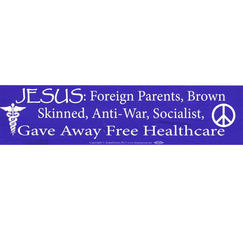 (CLEARANCE) Socialist Jesus Bumper Sticker