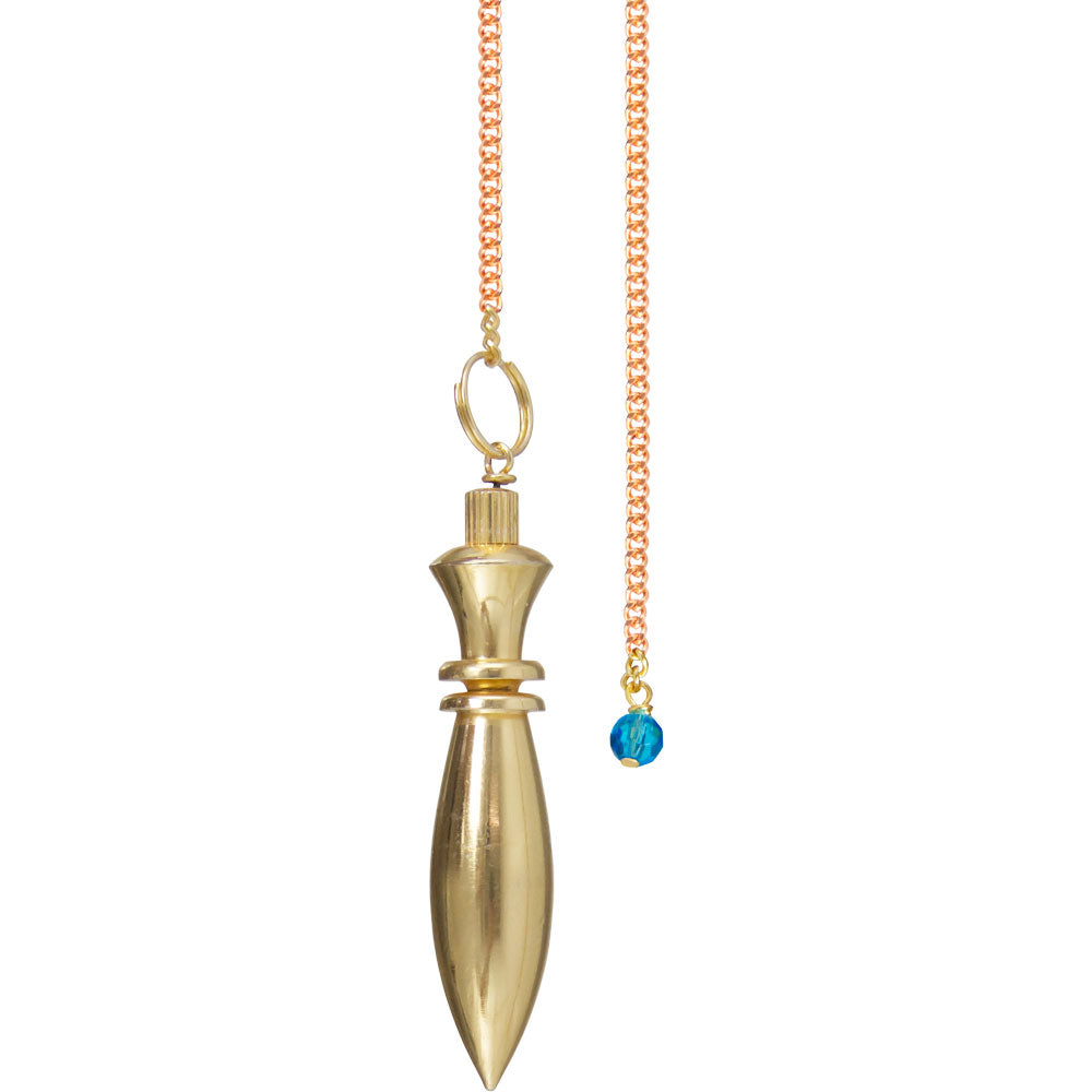 Metal Pendulum - Chambered Egyptian Brass P40