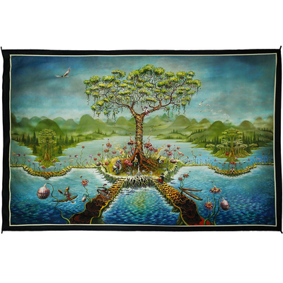 Eyeland Heady Art Print Tapestry 53"x85" (T31)