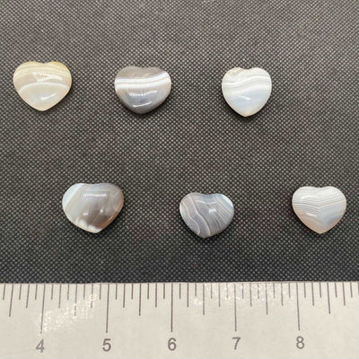 Agate (Banded) Heart HT25-1