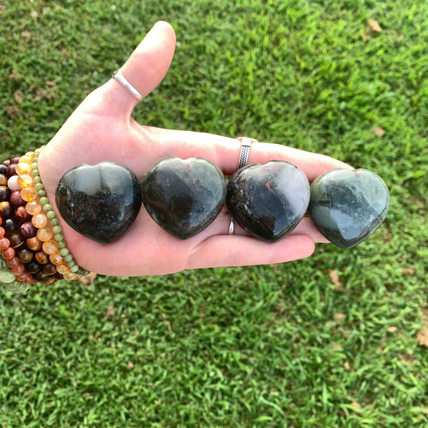 African Blood Stone Heart