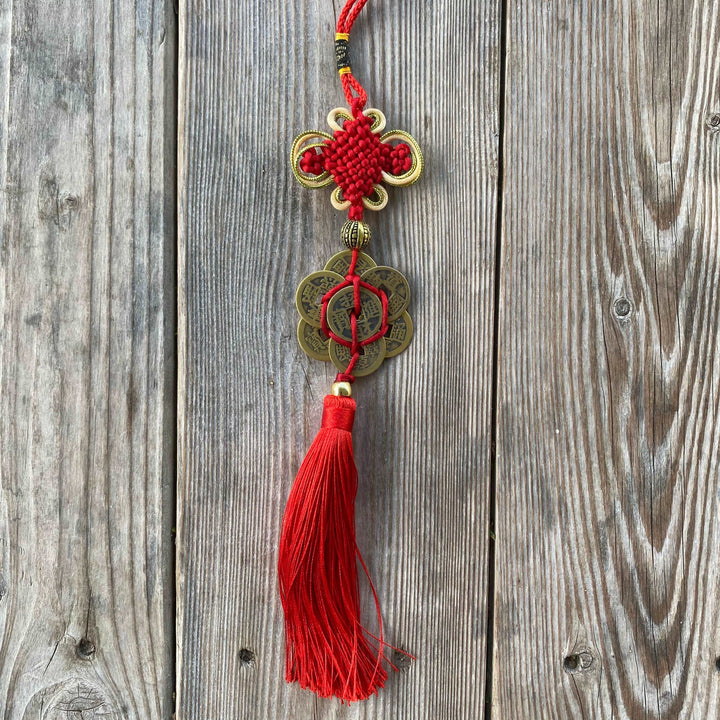 7-Coin Feng Shui Wall Hanging