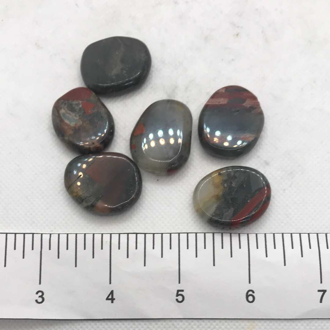 African Bloodstone Thumb Stone JC66