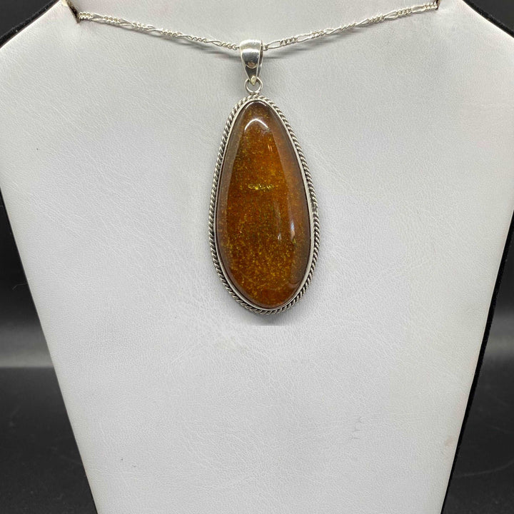 Amber SS Pendant-TM1506