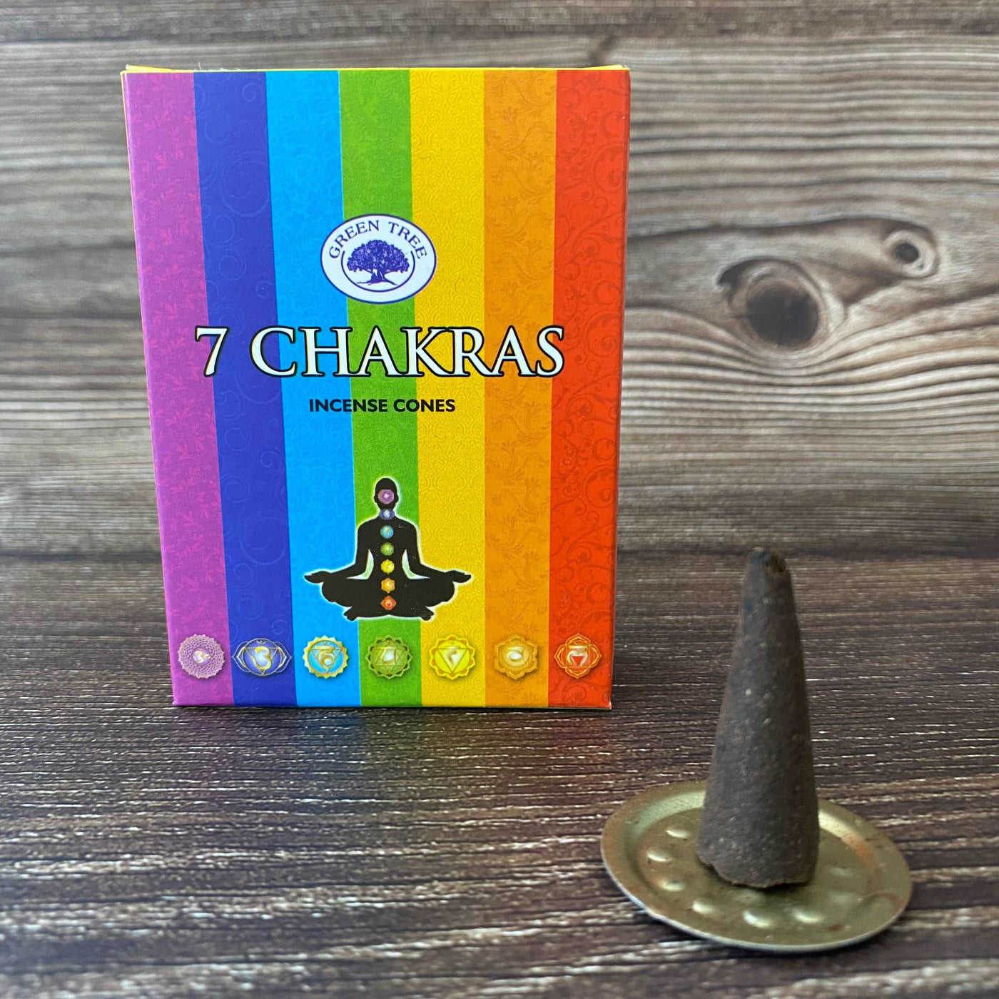 7 Chakras Cone Incense (10 pack)
