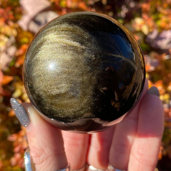 Goldsheen Obsidian Sphere SP14-6