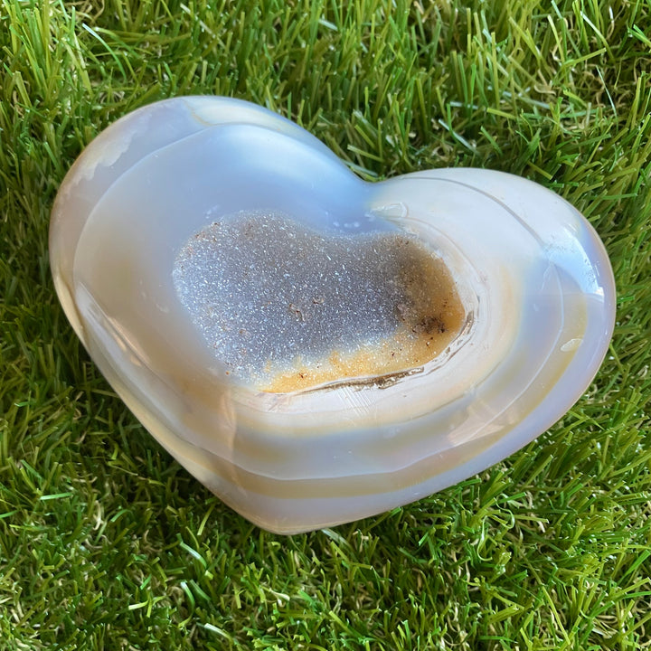 Druze Agate Heart-HT17-14