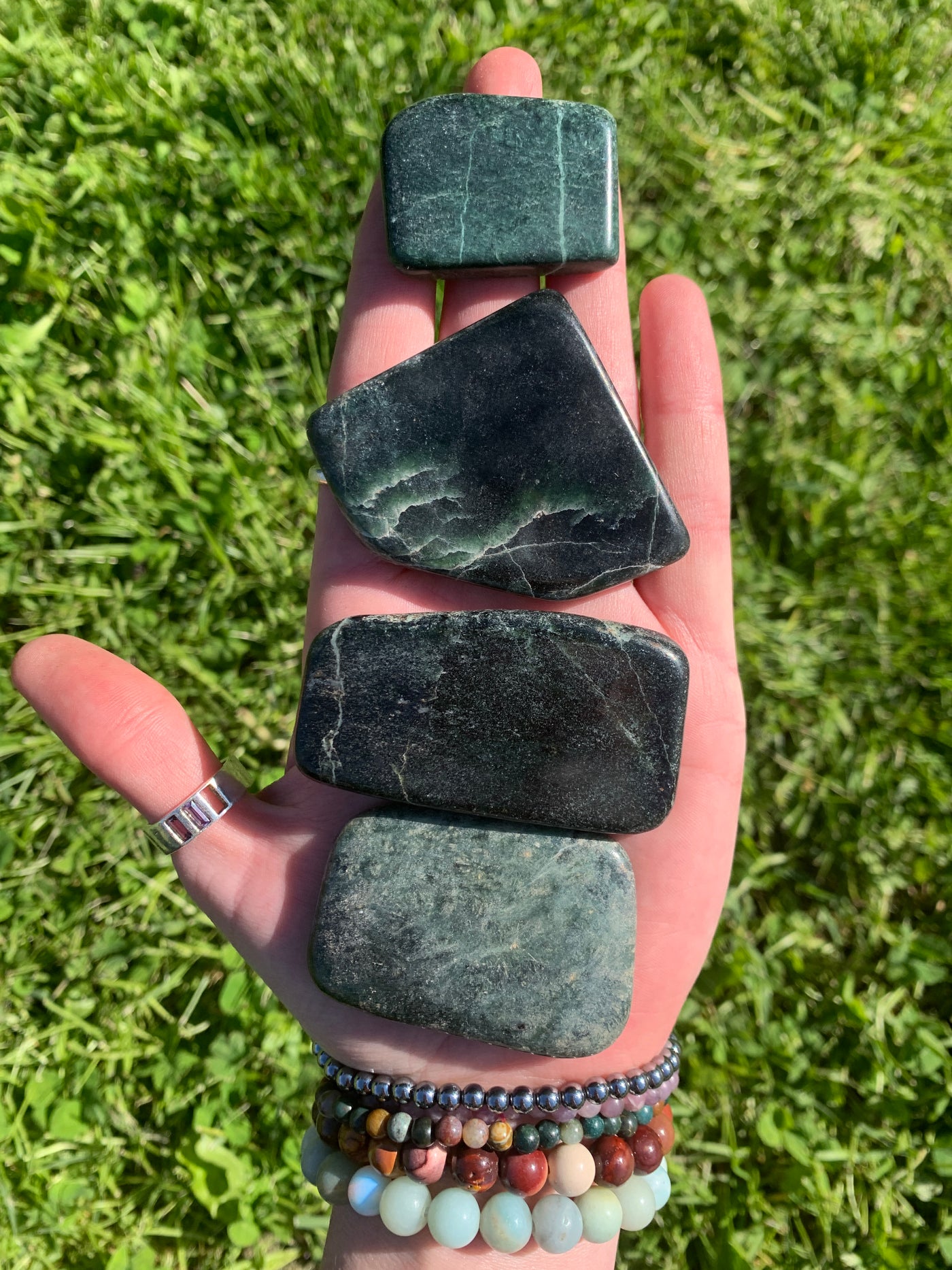 Jade Flat Stone FS1-2