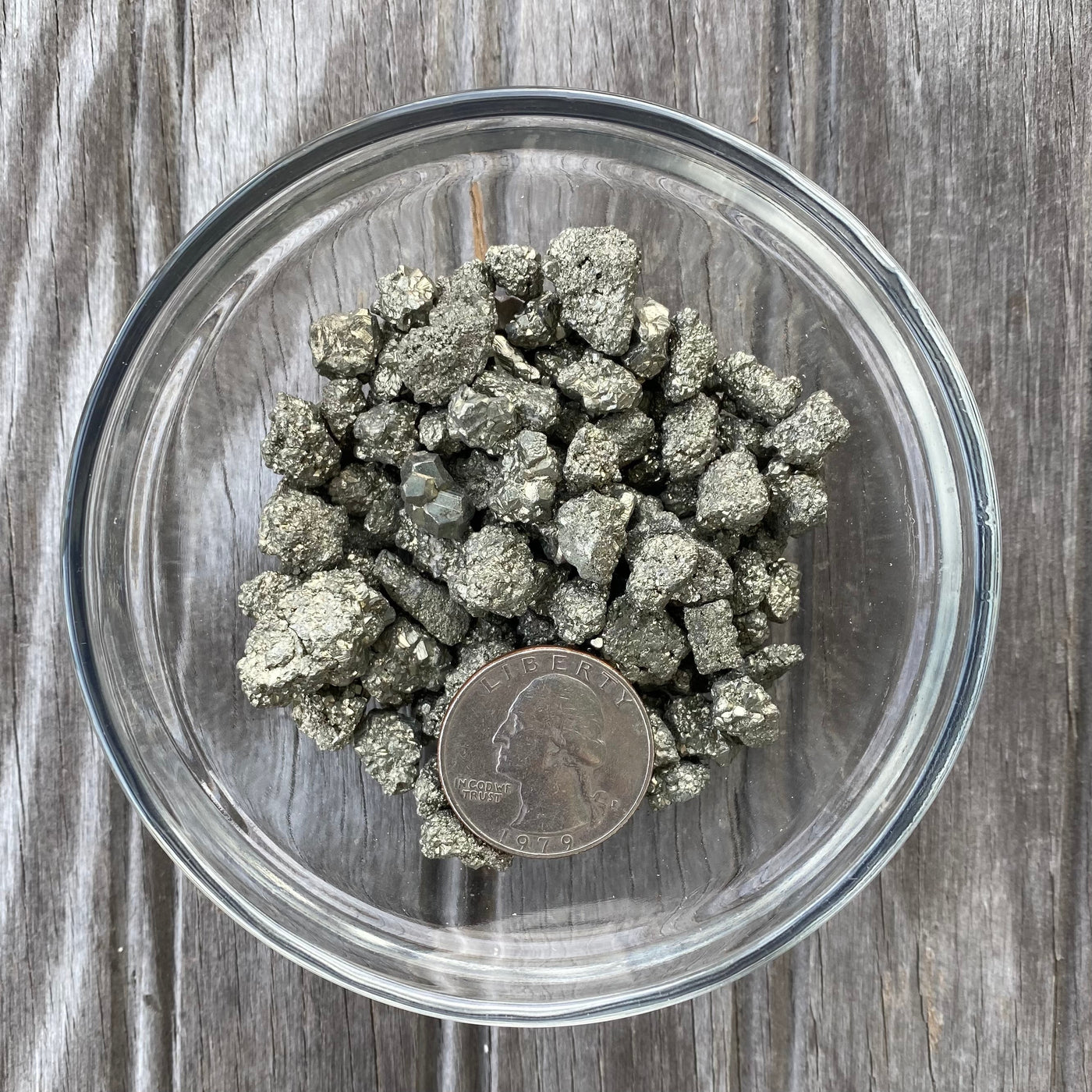 Pyrite Crystal Chips (4oz)