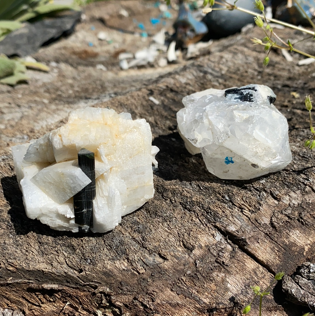 Green Tourmaline in Quartz GTM1-6